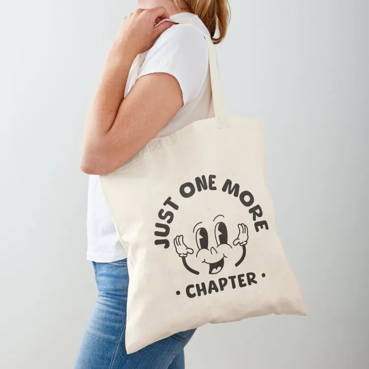 

Just One More Chapter Bookish Shirt Reader Christmas Gift For Bookworms Tote Bag shopping bag logo Women bags Women's bags