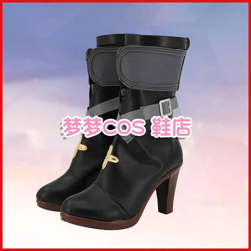 Jeu Wuthering Waves Danjin Cosplay chaussures Danjin chaussures femmes Halloween fête