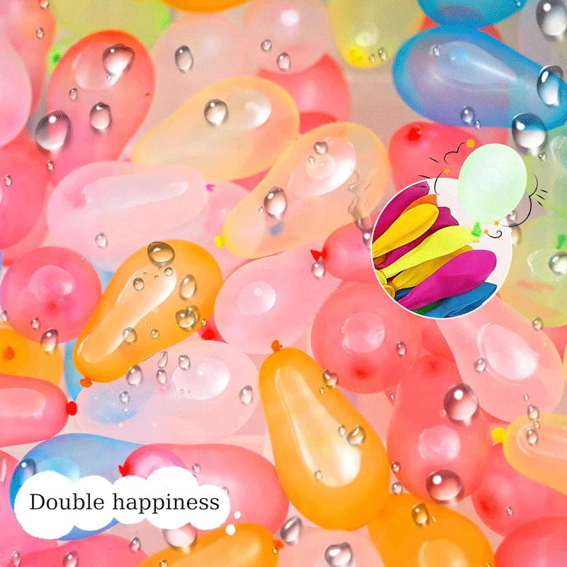 

Self-Sealing Water Balloons, Colorful 111/333Pcs Rapid Fill Water Bombs for Summer Parties, Beach Pool Water Fight Activities