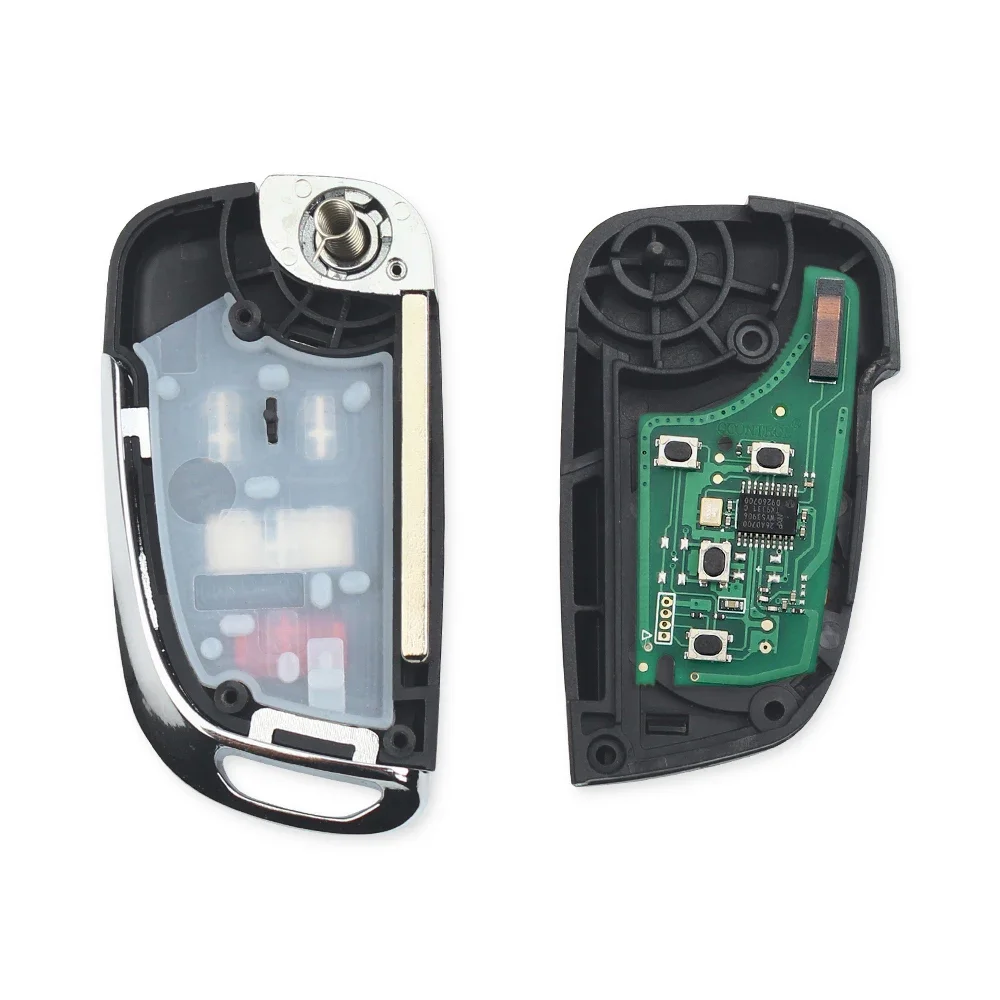 KEYYOU New For Opel Vauxhall Astra J Corsa E Insignia Zafira C 2009-2015 2/3/4/5BNT Remote Car Key 315MHZ/433MHZ ID46