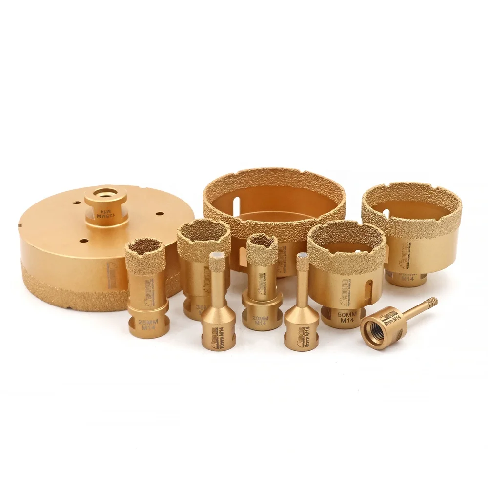 Dia4-125mm High Quality Diamond Core Bit Hole Saw Hole Cutting Tile Granite Marble Stone Bit