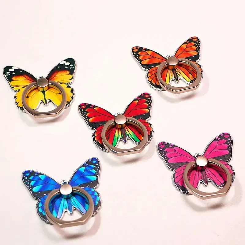 1/2pcs Universal Beautiful Butterfly Phone Handle Stand Suitable For Phone Ring Stand Phone Stand Socket