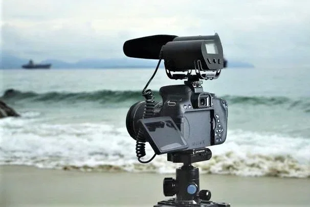 

Hot SalesRecorder On-Camera Microphone With Built-In Audio Recorder For DSLRs, Mirrorless And Video Cameras