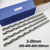 3-20mm Lengthen Drill Bit 350/400/450/500mm Extra-long HSS High Speed Steel Straight Shank Twist Drill Bit for Metal Wood Plasti