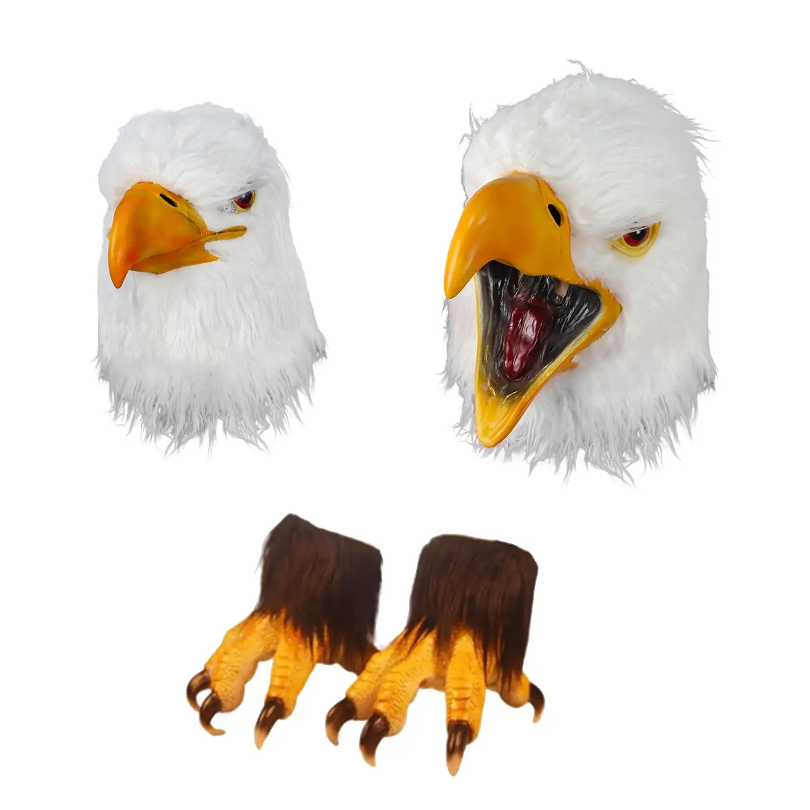 Hawk Masks Fantasy Halloween Costume Party Headdress Eagle Mask for Costume Cosplay Fancy Dress Party Festival Carnival