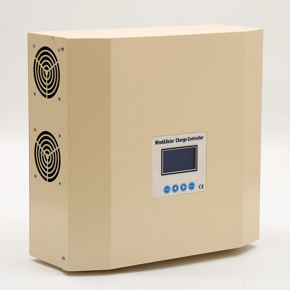 Solar & Wind Hybrid System Double PWM Charge Controller 20KW 25KW 6KW 12V 24V 48V 230V Regulator Home Use Wind Turbine Generator