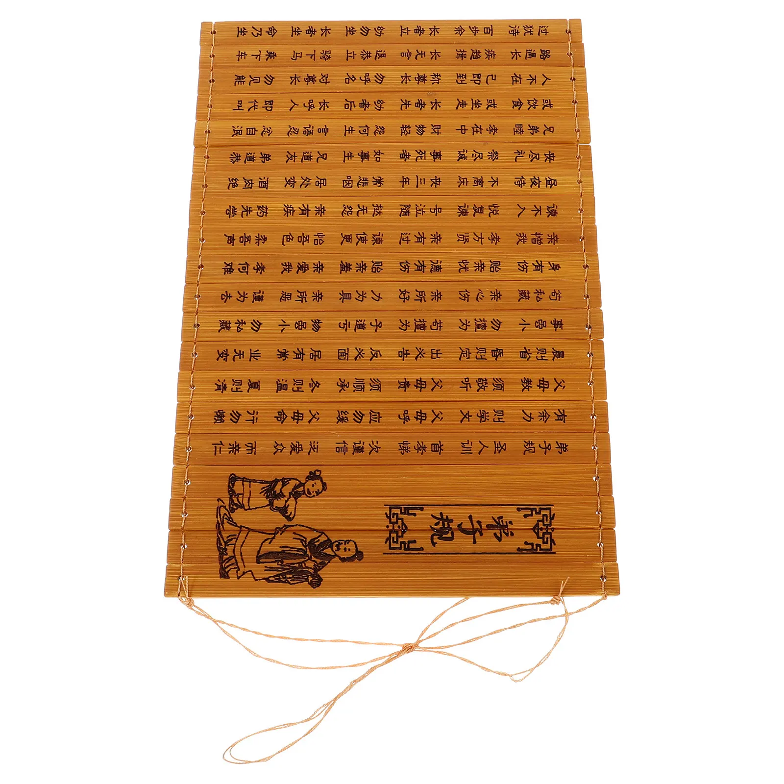 

Dizigui Bamboo Book Retro Bamboo Craft Decoration Photography Prop Educational 's Performance Room Decor