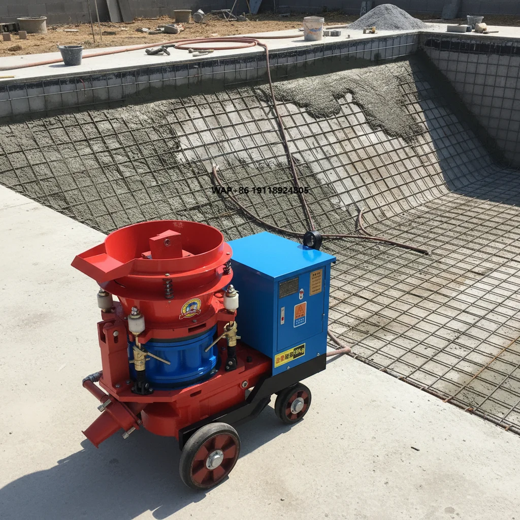 New Best Dry-type Mining Explosion-proof Shotcrete Pump Sprayer Concrete Underground Shotcrete Concrete Spraying Machine