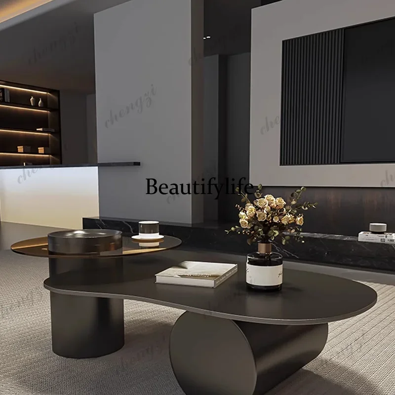 D178 0776 Dinner Designer Coffee Tables Luxury Design Minimalist Moving Unique Coffee Table Living Room Couchtisch Chinese Style