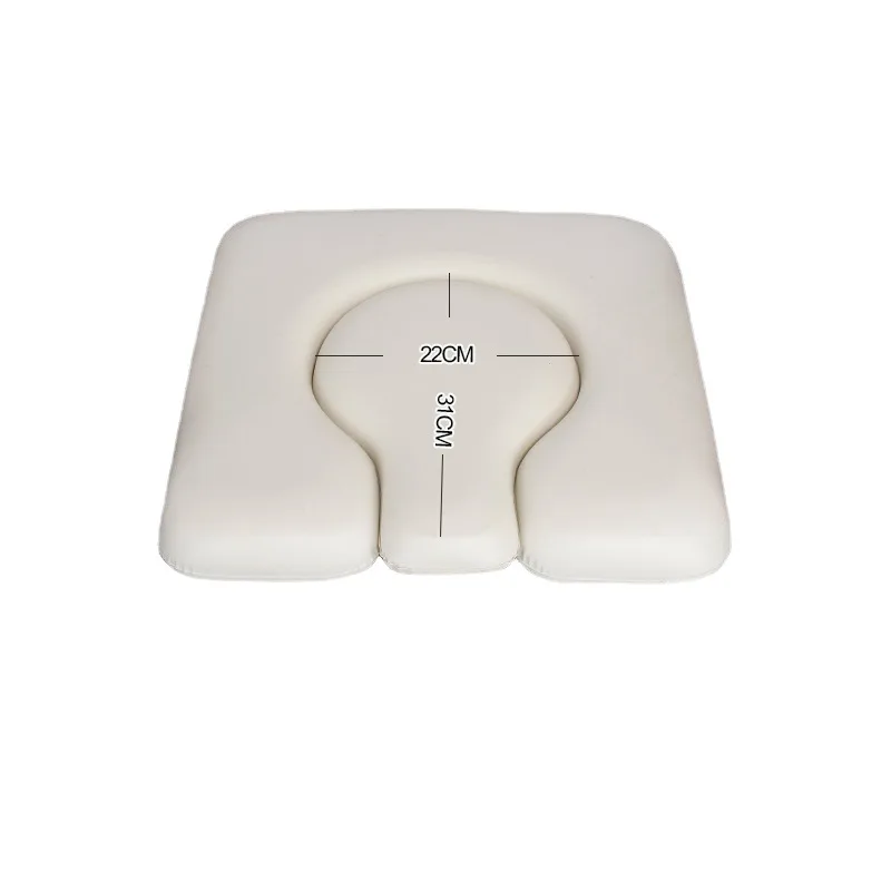 Commode Seat Pad O Shaped Sponge Cushion Leather Cover For Adult  Chair Toilet Seat Replacement