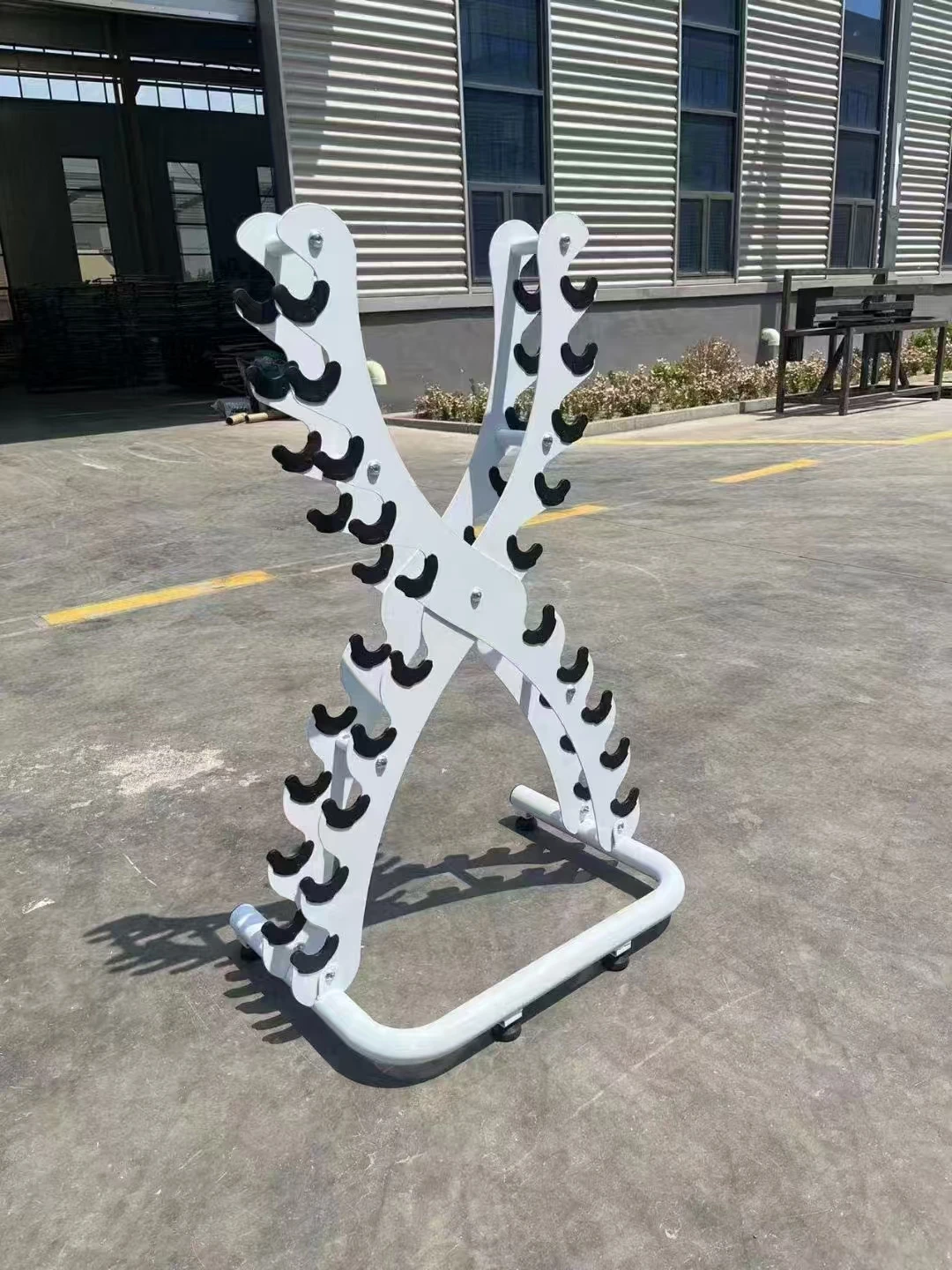 Venda quente casa ginásio equipamentos de fitness haltere rack força haltere conjunto com rack x quadro haltere rack