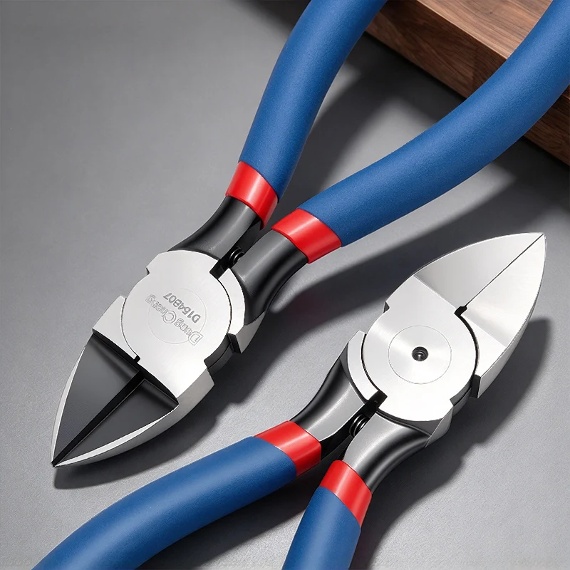 Model Sprue Cutters Nippers 5/6/7 Inch Carbon CR-V Steel Diagonal Pliers Non-Slip Handle Precision Plastic 3D Print Cutting Tool