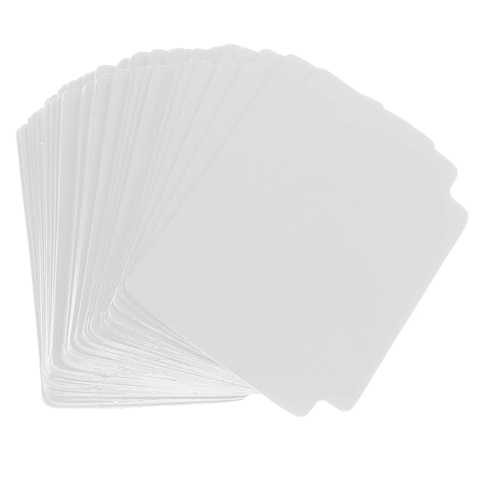 

50pcs Trading Card Dividers Plastic Game Card Separator Tabs Blank Dividers For Sports Playing Photo Cards Organizer Storage Box