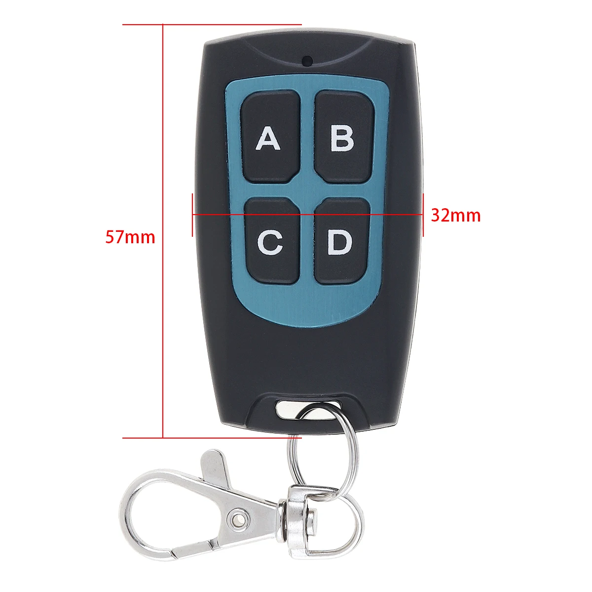 Waterproof 433 mhz RF Remote Control with 4 Button Learning EV 1527 for Gate Garage Door Controller Alarm 433mhz Receiver