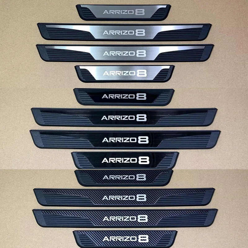 For Chery Arrizo 8 Arrizo8 2022-2025 2026 2027 Door Sill Plates Stainless Steel Plastic Trim Car Interiors Auto Parts Part