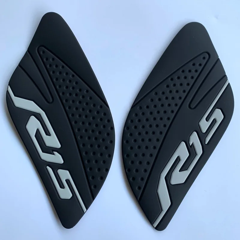 Motorcycle Fuel Tank Knee Protector Anti Slip Sticker For Yamaha YZF-R15 R15 Waterproof Rubber Sticker Accessories Decal