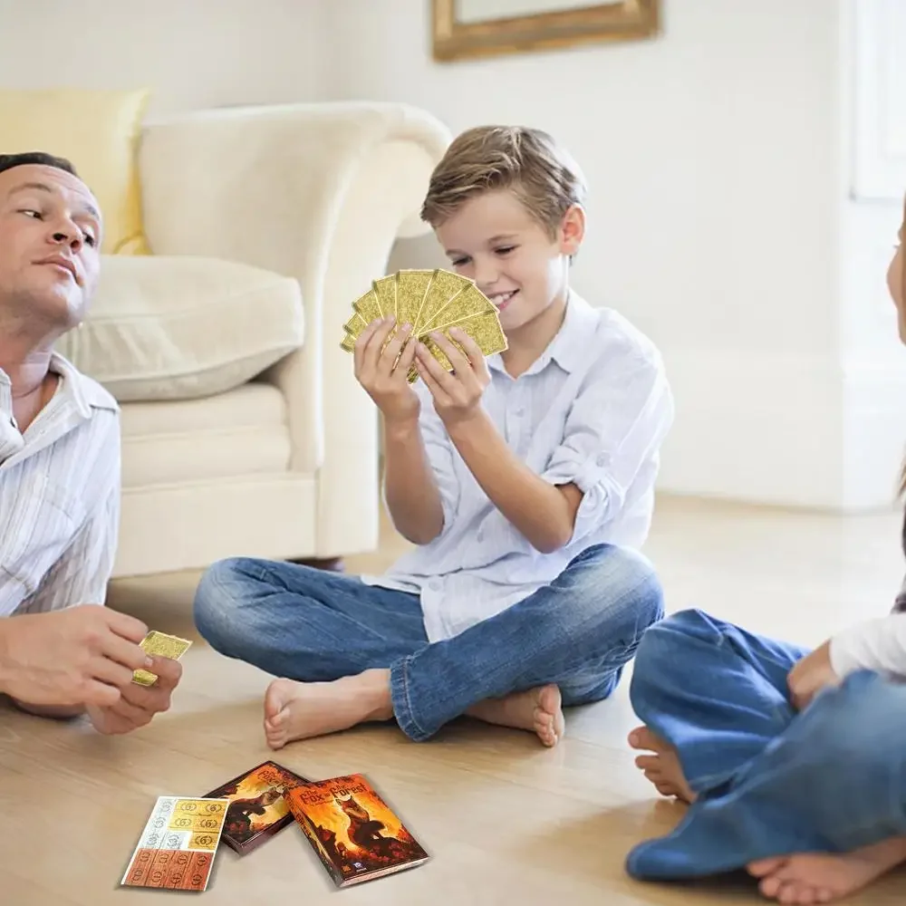 Le renard dans la forêt, cartes de jeu de fête sociale, jeu de cartes Fox-Forest, jouet éducatif, jeux de stratégie stimulants, mystérieux et amusants