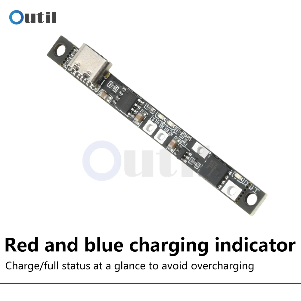 DC 3.7V 4.2V Charging Protection Module Charging and Discharging Protection Integrated Type C Interface with Electronic Switch