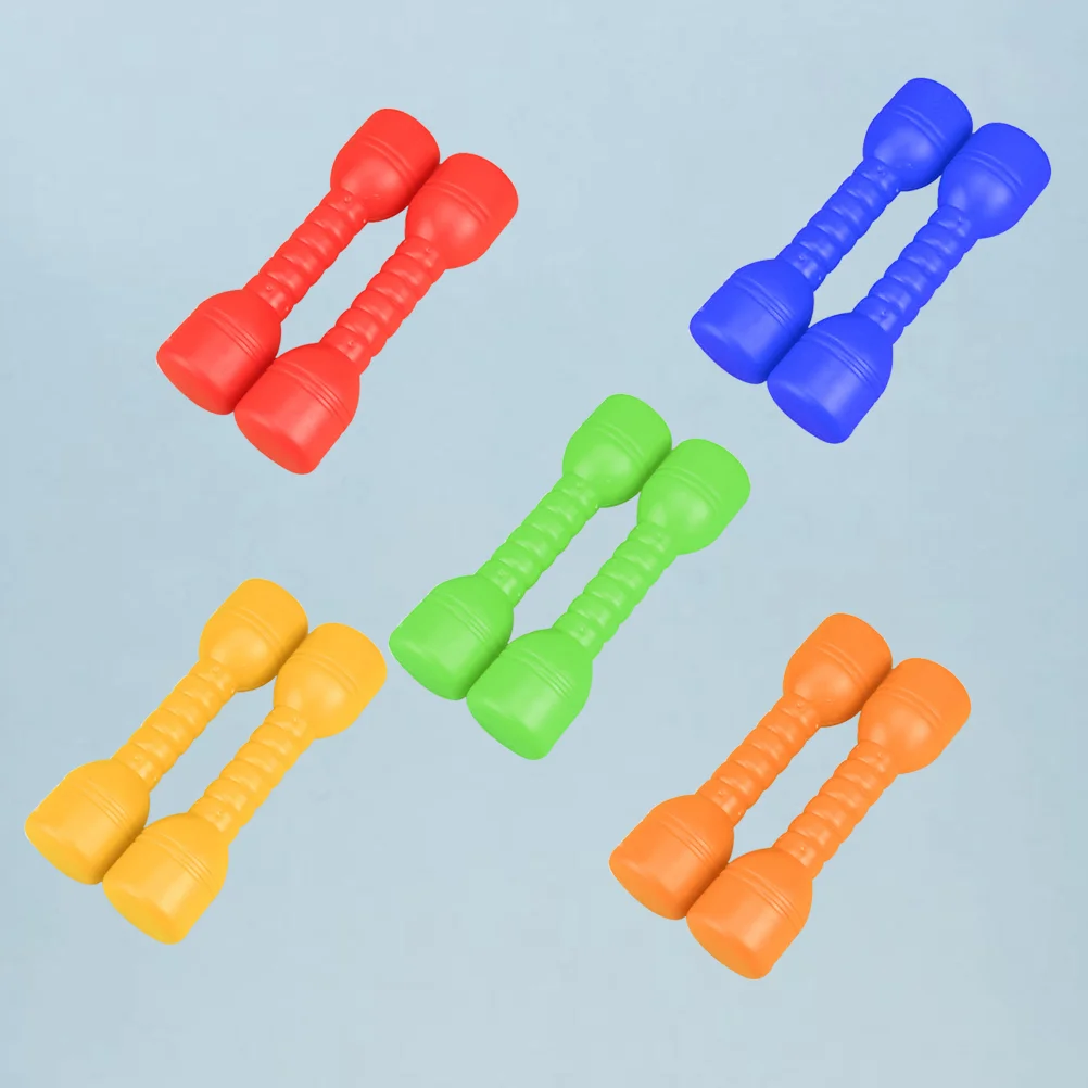 10 PCS Adjustable Dumbbell Kids Sports Toys Dumbbells Barbells for Kindergarten Dumbells Small Children Exercise