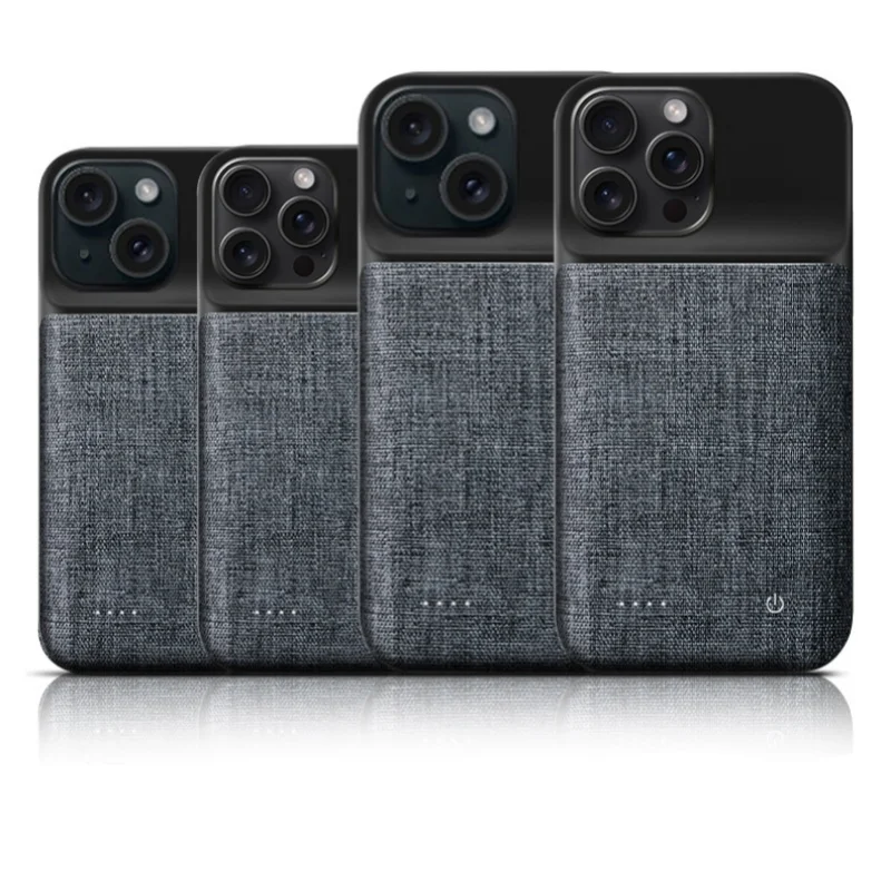 

Battery Charger Case Power Bank 6800mAh for iPhone 15 14 Plus Pro ProMax 13 12 Mini 11 X/Xs XR Back Clip Portable Powerbank