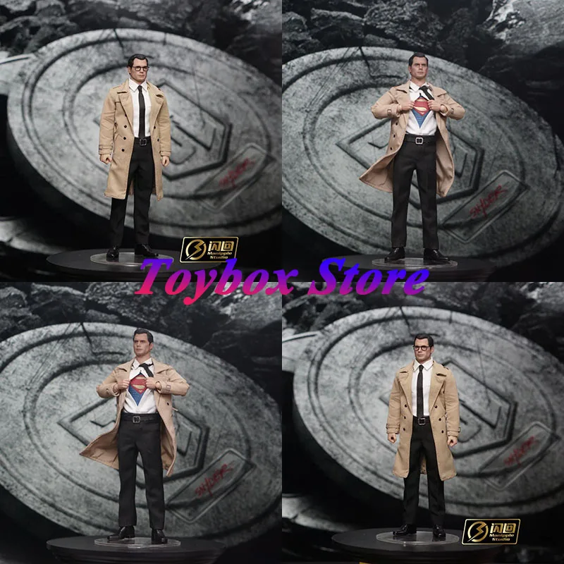 

Manipple Studio 1/12 Super Hero Journalist Version Full Set Man Action Figure Clark Kent Red Blue Movable Body Model Toys