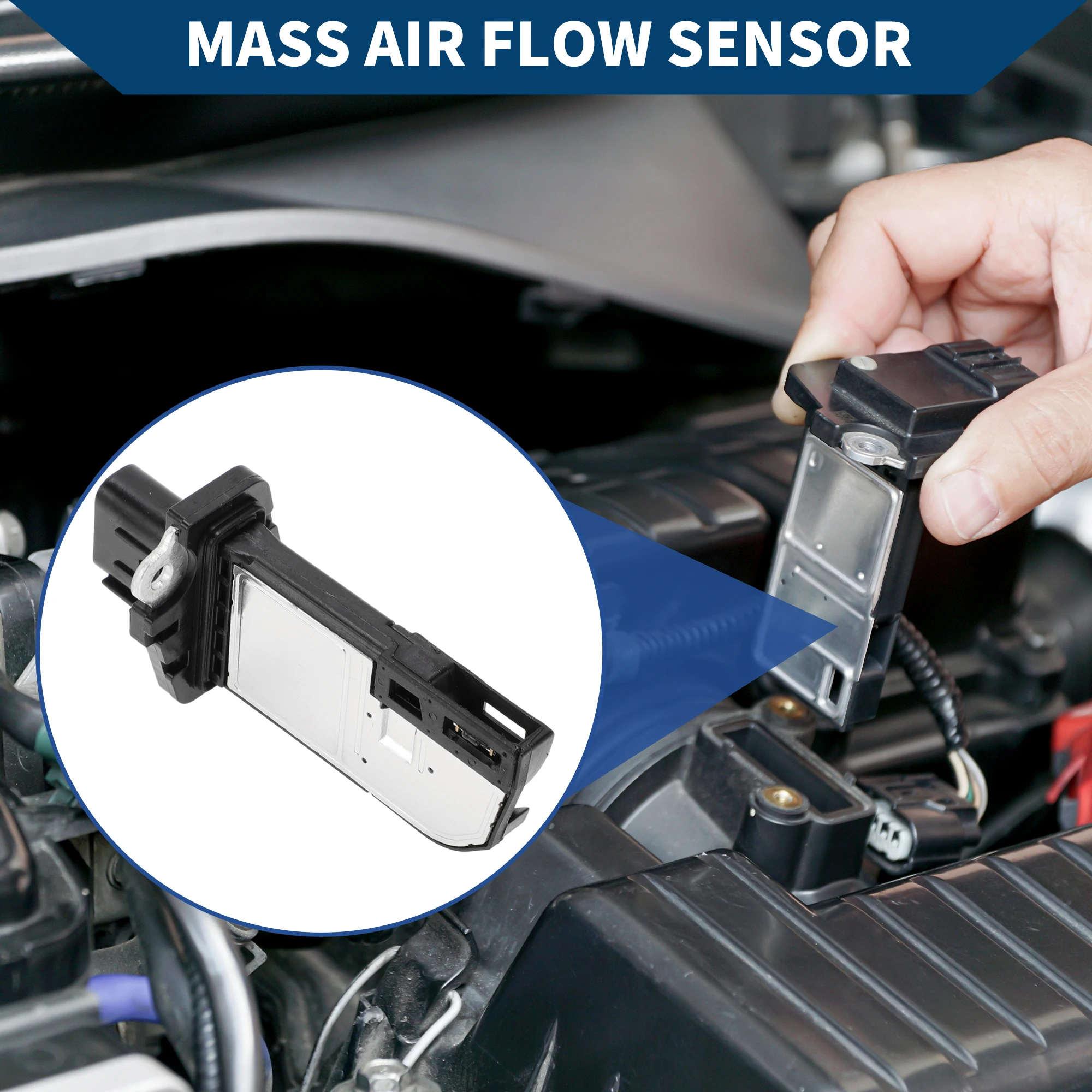UXCELL Mass Air Flow Sensor Meter No.LR019830 for Land Rover Freelander 2 2010-2015 1Pc
