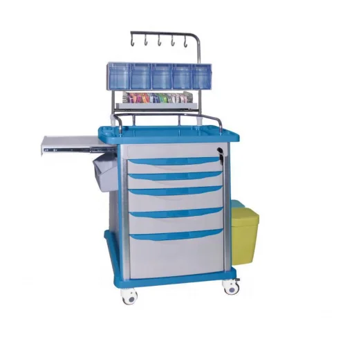 

Hospital Furniture Medical Device Mobile Cart IV Treatment Trolley