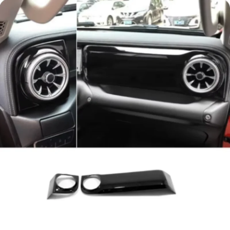 

For GWM Great Wall Tank 300 2021-2024 chrome Carbon wood black Car Central Control Panel decoration Cover Interior Accessories