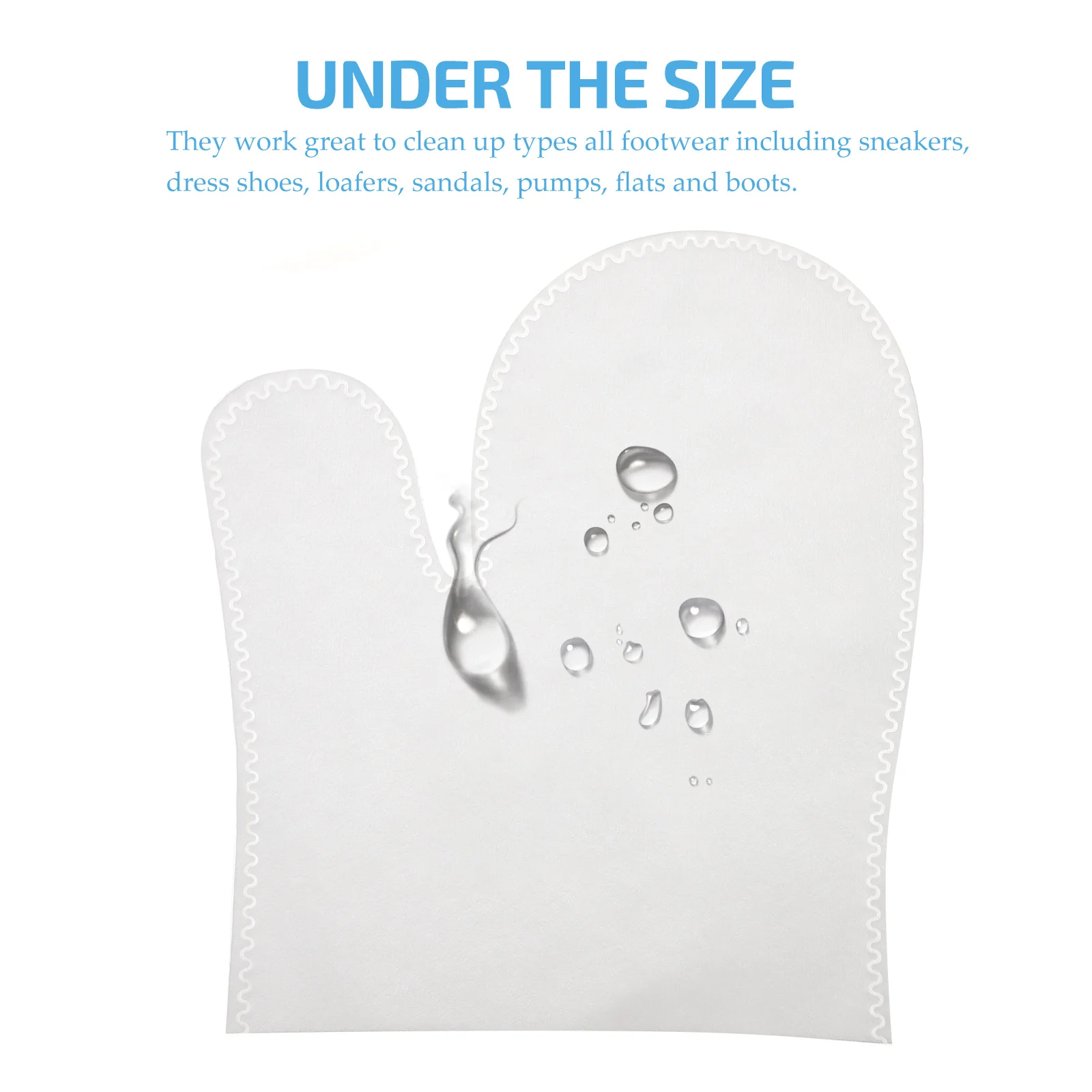 

20Pcs Travel Disposable Shoecleaner Cloth Non-Woven Fabric Lint Free Lightweight Shoe Dust Wipe Disposable Cloth