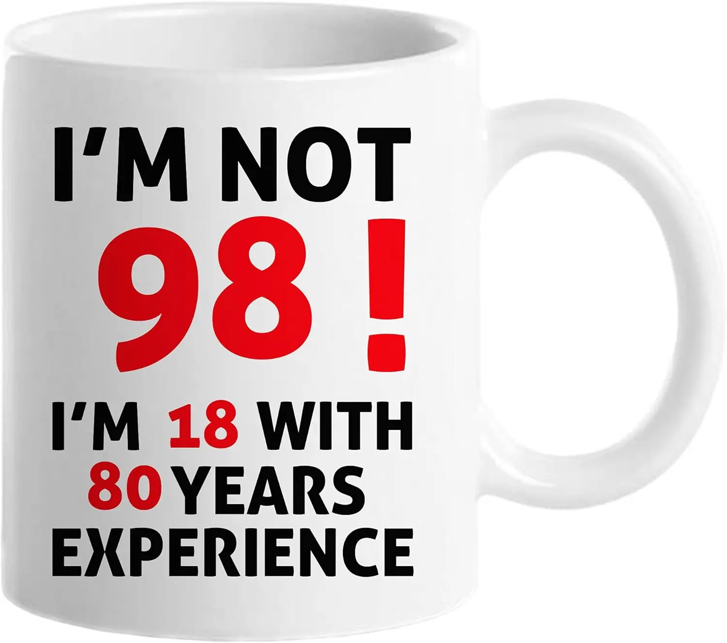 

98th Birthday Gifts for Women, Funny 98 Year Old Gift Coffee Mug, 1923 98th Birthday Mugs for Her, Mom, Aunt, Wife, Sister, Gran