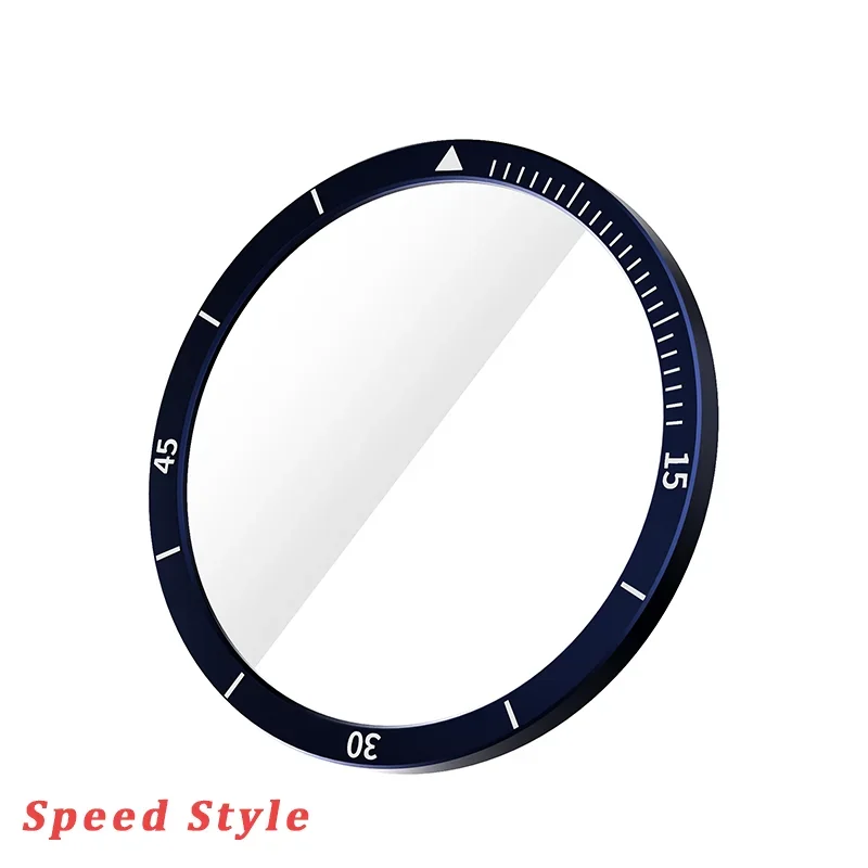 Screen Protector Bezel Ring For Samsung Galaxy Watch 8 40mm 44mm Case Protection Metal Frame Protector Time/Speed Scale Cover