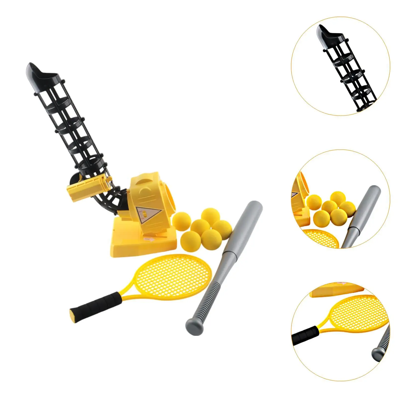 

Baseball Pitching Machine for Children Auto Ball Launcher Outdoor Batting Practice Toy Set Youth Sports Equipment