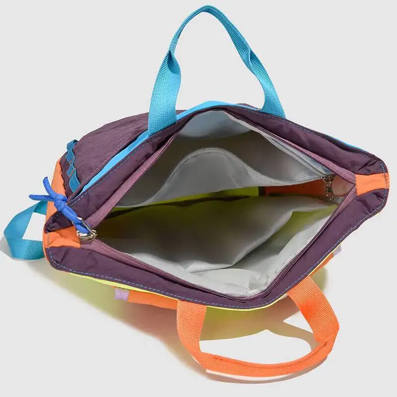 حقيبة ظهر صغيرة للمشي لمسافات طويلة، حقائب نهارية خفيفة الوزن للاستخدام الخارجي، حقيبة ظهر ذات ألوان الدوبامين للسفر للرجال والنساء، سعة كبيرة وخفيفة الوزن #5