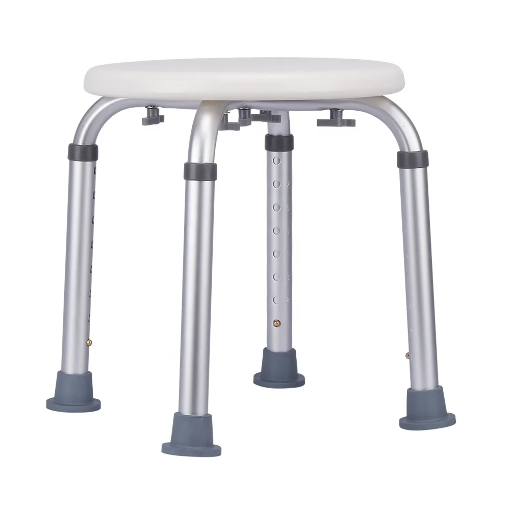 Bathtub Shower Stool for Handicapped and Seniors Lightweight shower room Chair Round bath chair for the elderly