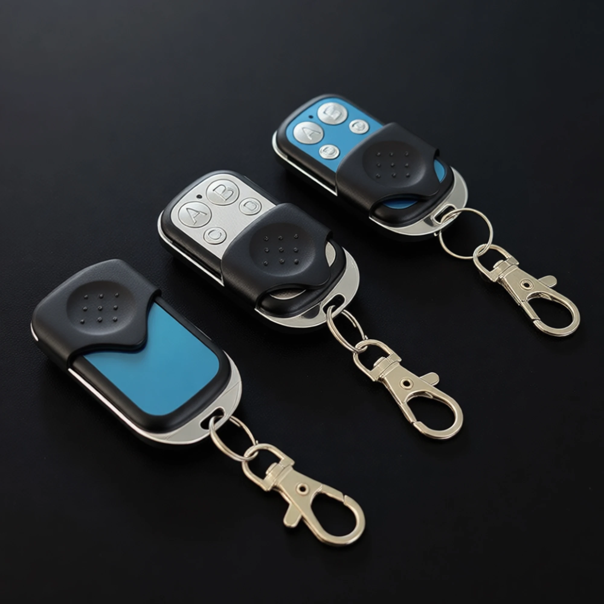 433MHz 4‑Button Garage Gate Remote Duplicator Key Fob Compatible with MOTOSTAR PROTECO ROGER TORMATIC FERPORT Fixed Code Opener