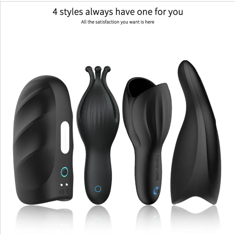 

Male Glans Stimulate Massager 10 Modes Penis Delay Trainer Vibrator Rotate Masturbator Automatic Oral Climax Sex Sex Toy for Men