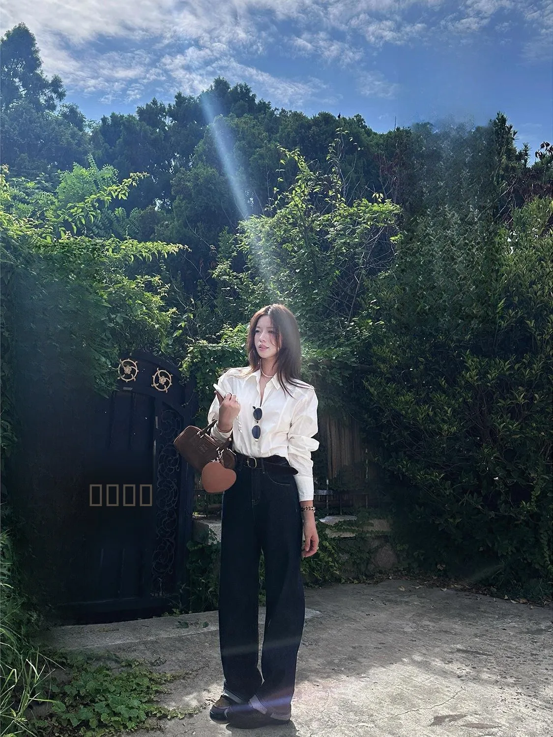 

Женские джинсы свободного кроя с высокой талией, на хлопковой подкладке, прямые, повседневные, удобные, универсальные, осенние, синие, с завышенной талией