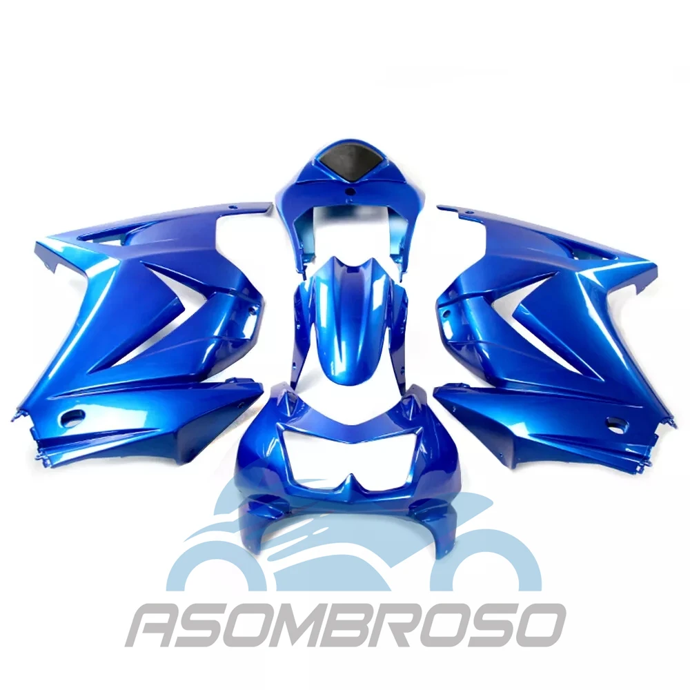 

For KAWASAKI NINJA250 2008 2009 2010 2011 2012 Motorcycle Fairings EX250R 08-12 Injection Free Custom Fairing Kit Blue