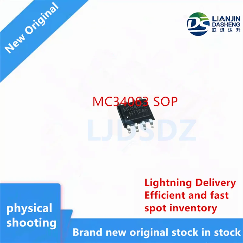10 PÇS/LOTE MC34063  SOP   NEW  IN  STOCK