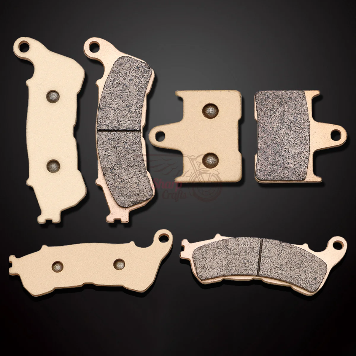 Motorcycle Front Rear Metal Sintered Brake Pads Disc Set For Honda Shadow VT750 VT750C VT 750 C2 C2S CS Aero ABS 2011 2010-2012