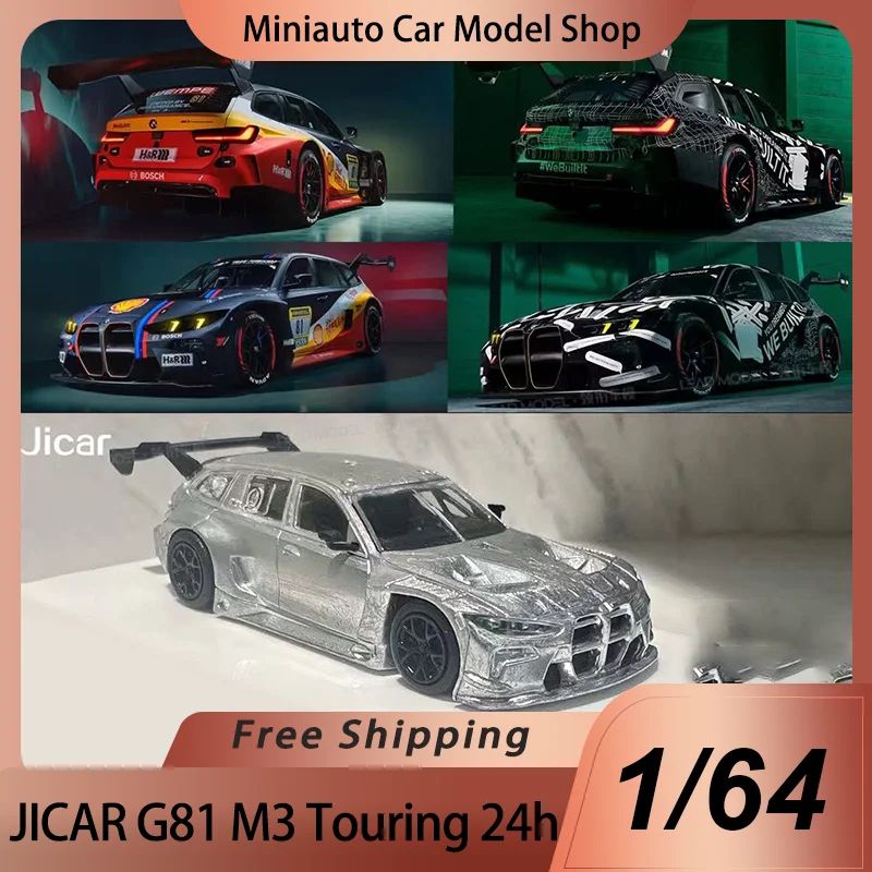 

Jicar 1:64 Miniature BMW M3 G81 Touring Gt3 Shell Diecast Car Model Toy Collectible Automotive Collectors Enthusiasts Presale