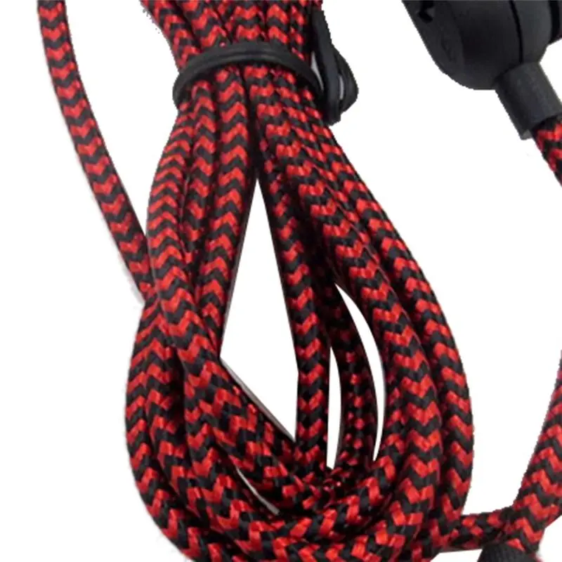 DTC5 Braided Replacement Cable Extension Cord Wire for G433 G233 G Pro X Gaming Headset with Volume Control Clip