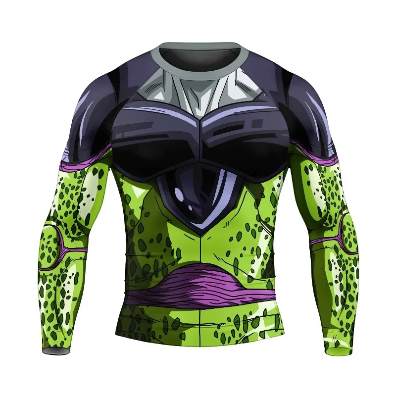 

2026 Fashion Sports Cycling Long Sleeve, Anime Series Printed Long Sleeve Sportswear, Off Road Sunscreen Cycling Clothing