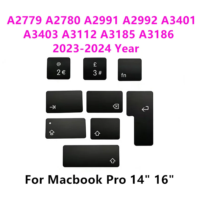 

Новые колпачки для клавиш MacBook Pro 14" 16" (модели A2779, A2780, A2991, A2992, A3401, A3403, A3112, A3185, A3186) 2023-2024 годов выпуска