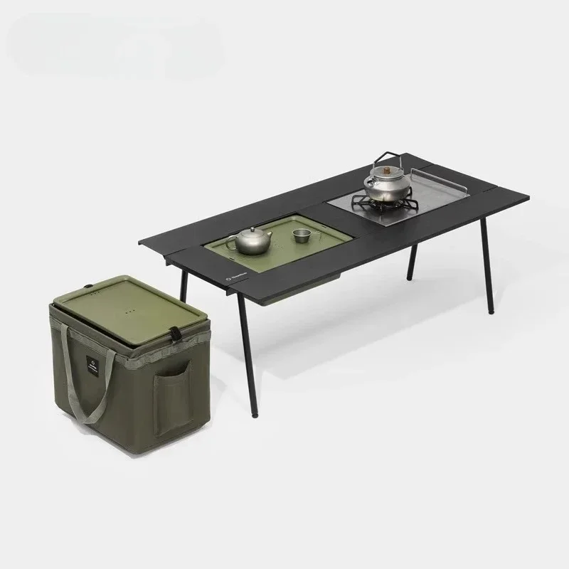 Tea box Outdoor brewing tea utility box Storage box
