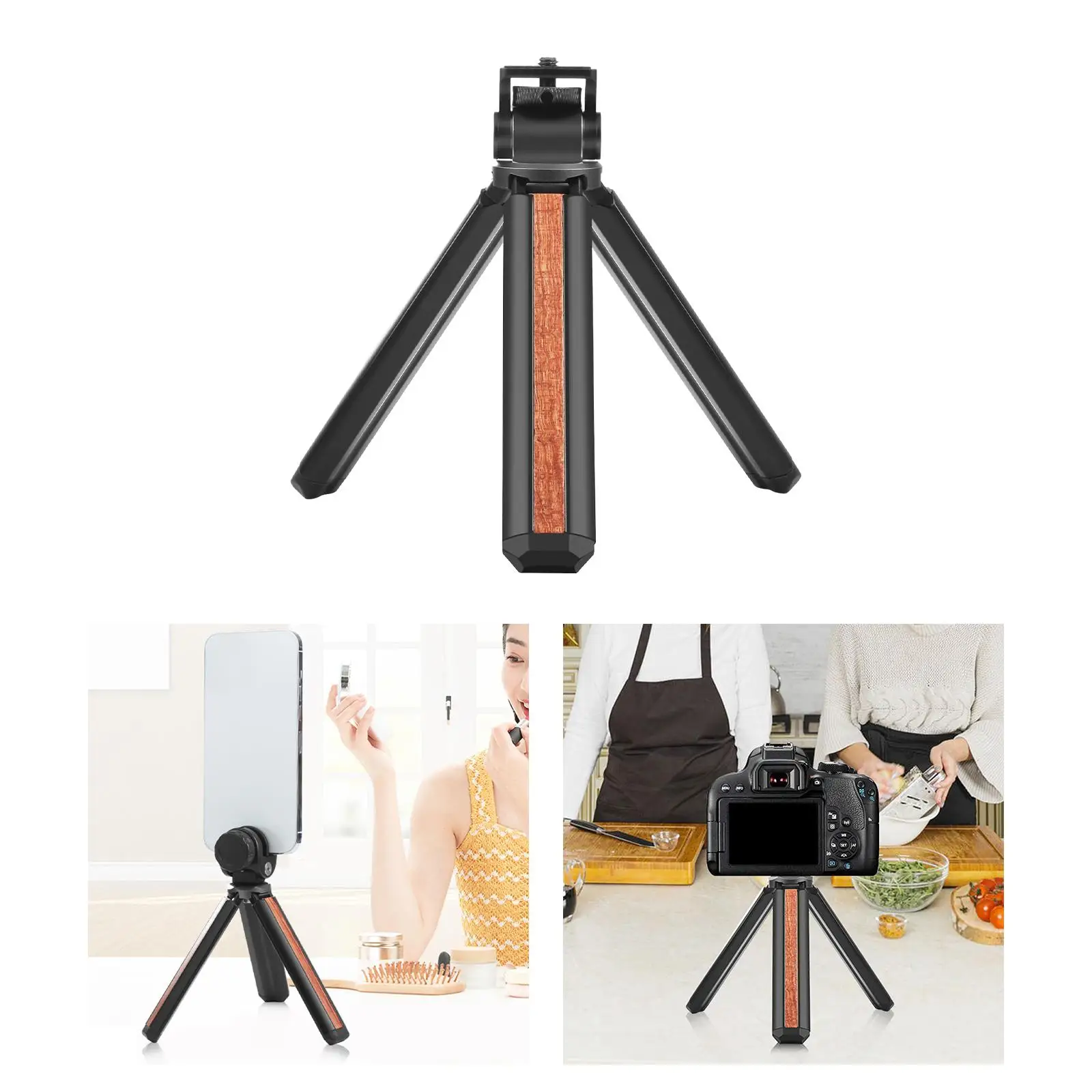 

Selfie Tripod Standard 1/4 Screw Flexible 180° Rotation Adjustable Holder Camera Tripod Stand Recording phone Phone Selfies