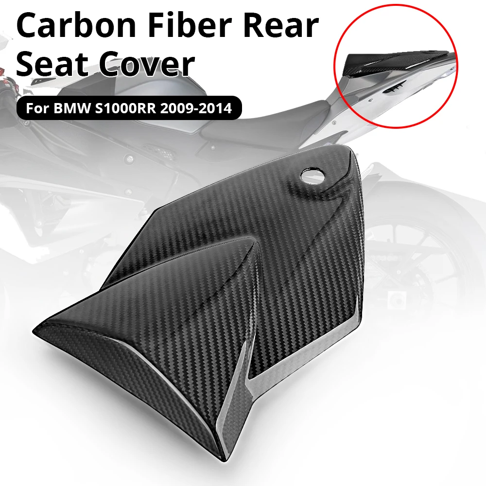 

Carbon Fiber Rear Seat Cover For BMW S1000RR 2009-2014 Passenger Back Cowl Fairing Pillion Tail Moto Hump Cover