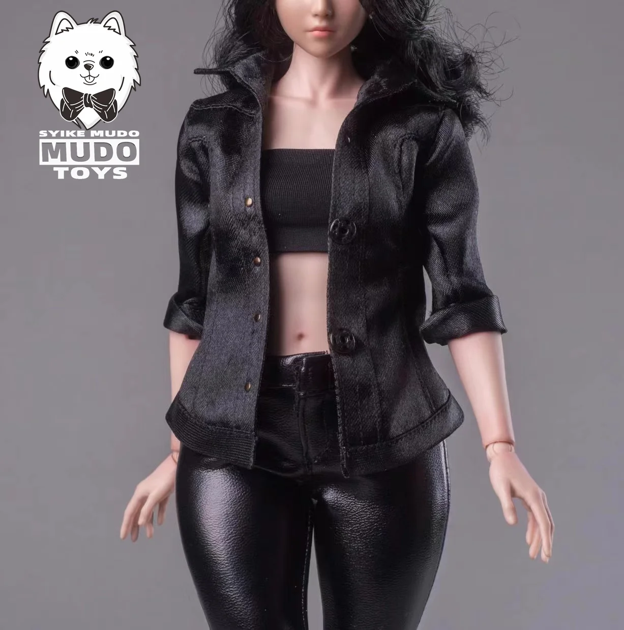 CTC-003 1/6 scale female dolls clothes shirt leather pants fit 12'' action figure body model