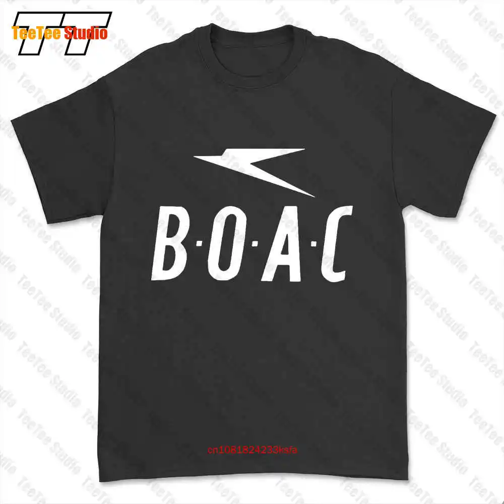 Boac 70'S Style Airline T-shirt Tee 4TO1