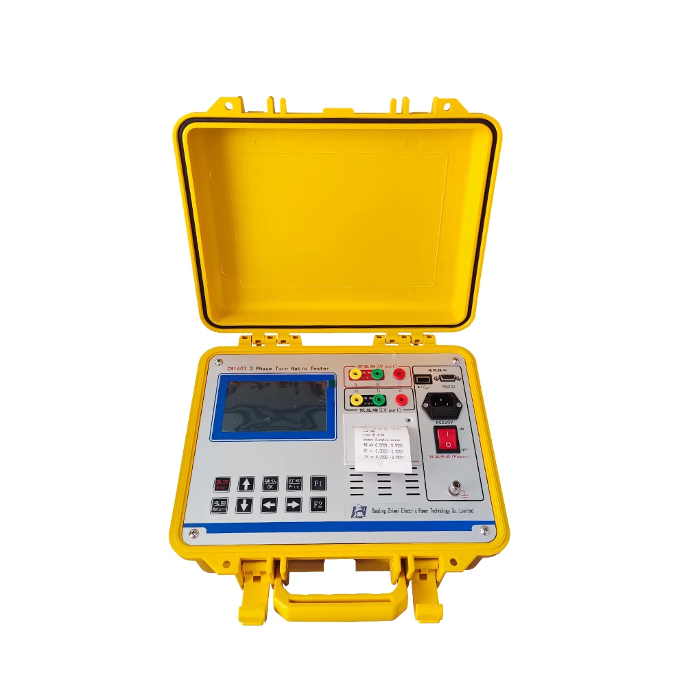 

ZW1603 Portable Electronic 3 Phase Transformer Turn Ratio Tester TTR Meter with 1 Year Warranty
